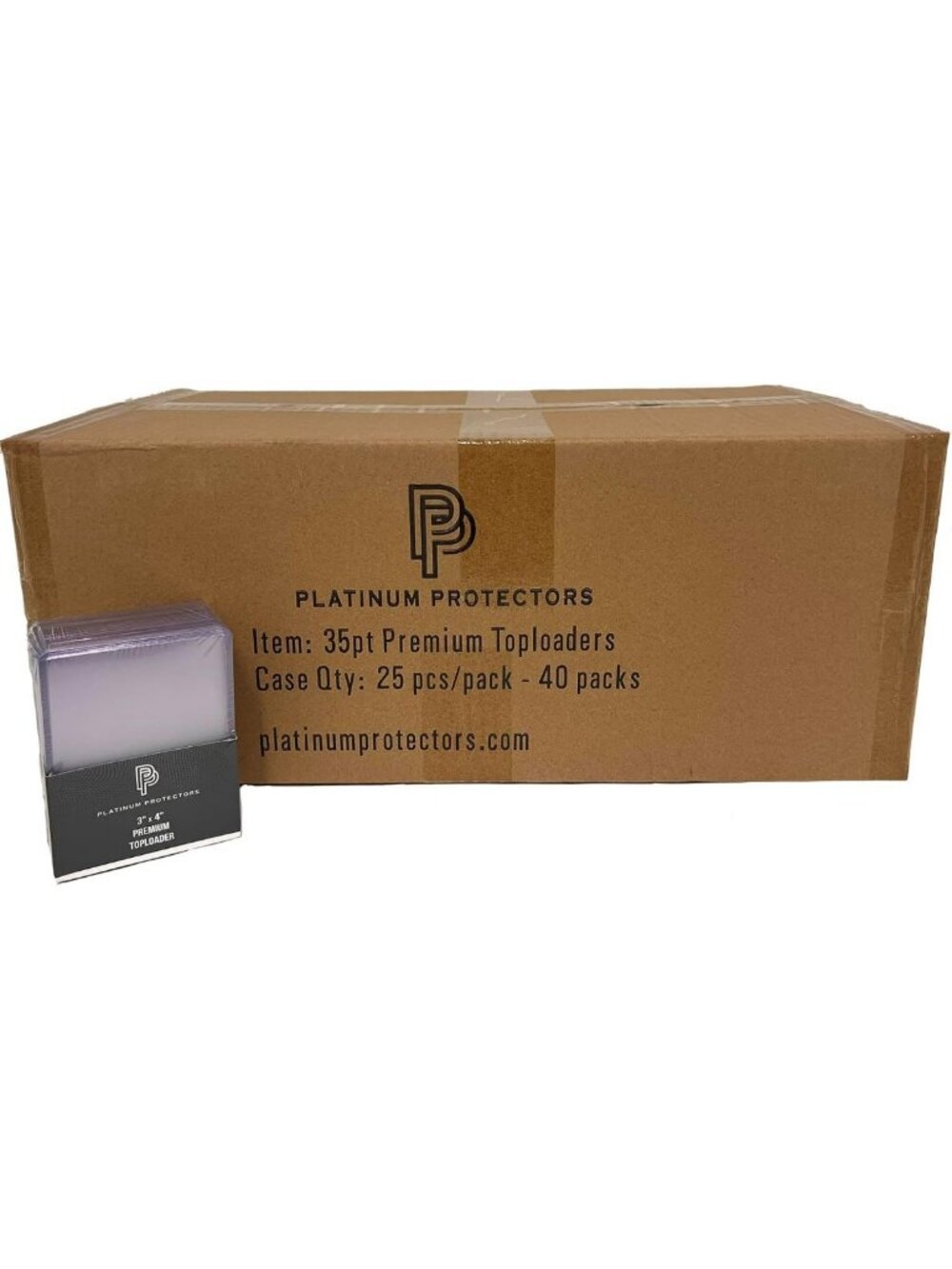 1,000 Clear Plastic Top Loaders for Trading Cards - Football, Baseball, TCG